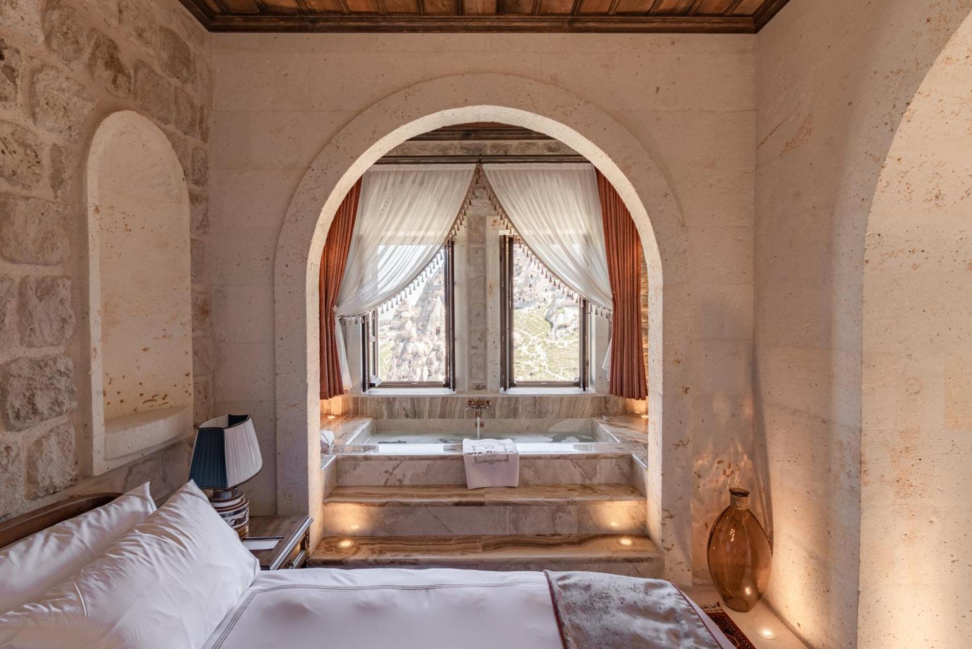 Via Regia Cappadocia Hotel Üchisar Bagian luar foto